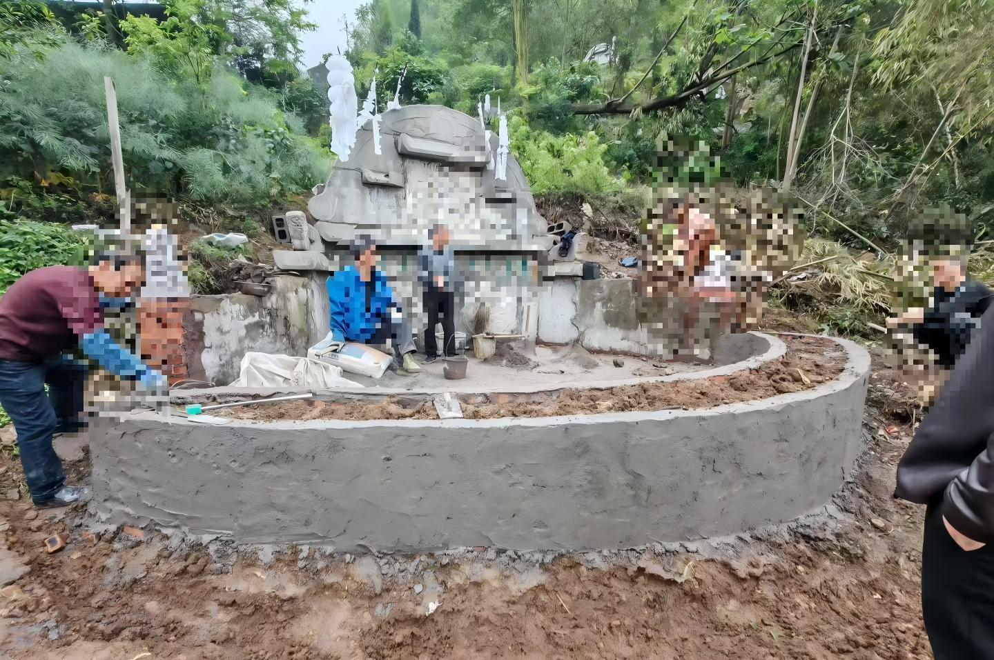 【案例】重庆李九燚风水师傅武隆区白马地区阴宅改造风水堪舆实例分享